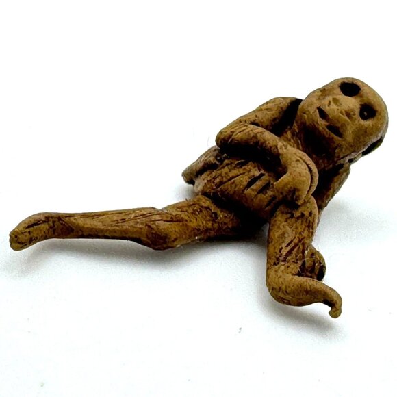 Handcrafted Miniature Clay Monkey Figurines Set Of 4 From China Vintage 3 - Picture 4 of 6